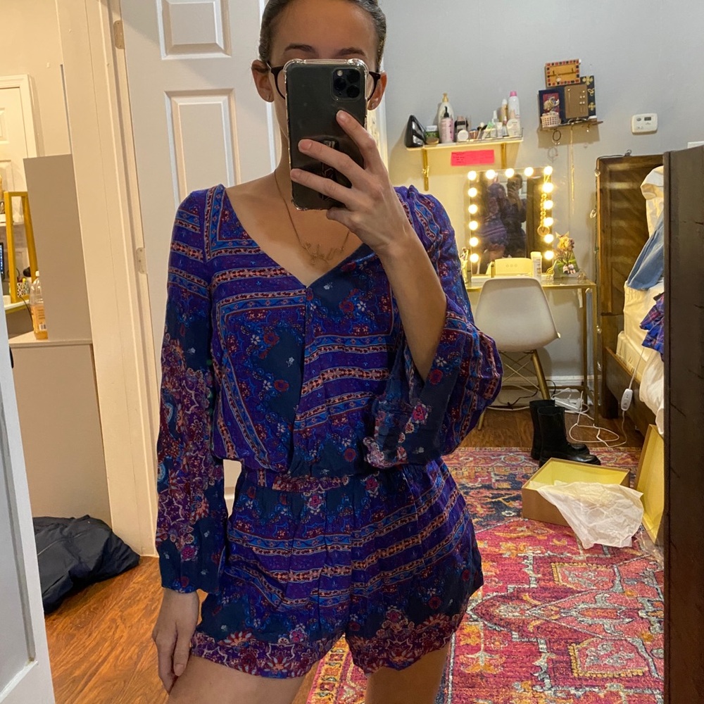Long sleeved romper